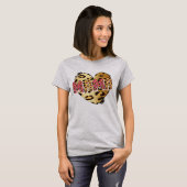 Cheetah Heart Mama T - Shirt (Vorne ganz)