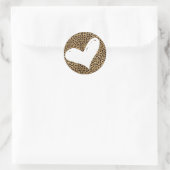 Cheetah Heart Sticker (Tasche)
