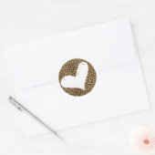 Cheetah Heart Sticker (Umschlag)