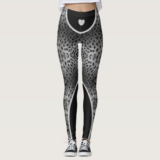 Cheetah Heart you! Leggings (Vorderseite)