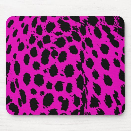 Cheetah Hot Pink Mousepad (Vorne)
