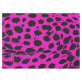 Cheetah Hot Pink Tischdecke (Vorderseite (Horizontal))