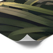 Cheetah In Bathtub Poster, Funny Animal Poster (Ecke)