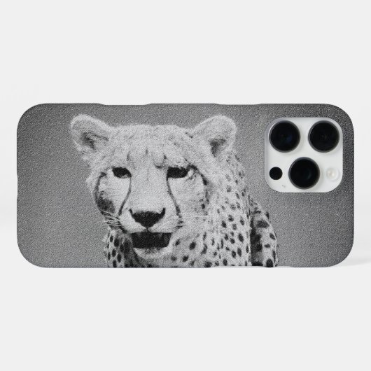 Cheetah iPhone Hülle (Rückseite (Horizontal))