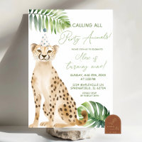 Cheetah-Junge Savanne Geburtstag