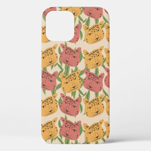 Cheetah Jungle Pflanze Grüne Korallen Grün Case-Mate iPhone Hülle (Rückseite)