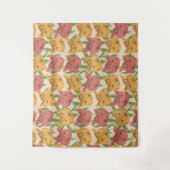 Cheetah Jungle Pflanze Grüne Korallen Grün Wandteppich (Vorderseite)