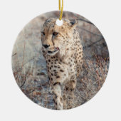 Cheetah Junting Keramik Ornament (Vorne)