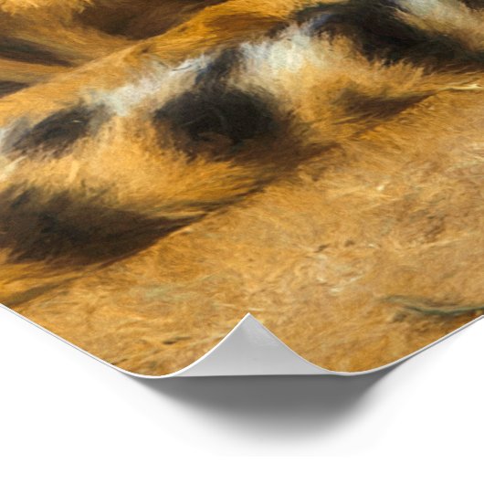 CHEETAH JUST CHILLIN POSTER (Ecke)