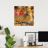 CHEETAH JUST CHILLIN POSTER (Heimbüro)