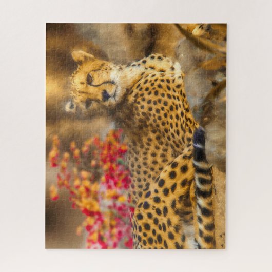 CHEETAH JUST CHILLIN PUZZLE (Vertikal)