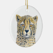 Cheetah Keramik Ornament (Rechts)