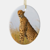 Cheetah Keramik Ornament (Rechts)