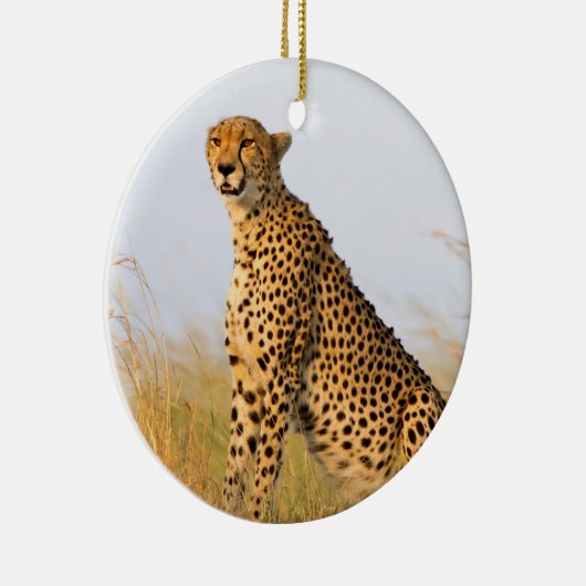 Cheetah Keramik Ornament (Rechts)