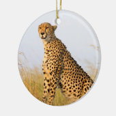 Cheetah Keramik Ornament (Links)