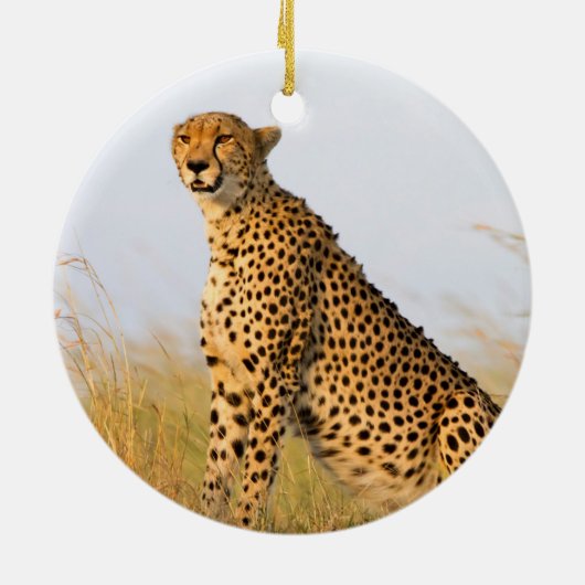 Cheetah Keramik Ornament (Hinten)