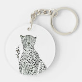 Cheetah key ring schlüsselanhänger (Rückseite)