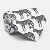 Cheetah-Krawatte Krawatte (Gerollt)