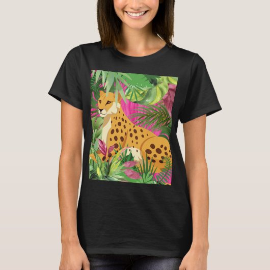 Cheetah Laying Down T-Shirt (Vorderseite)