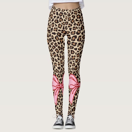 Cheetah Leggins | Classic Brown (Vorderseite)