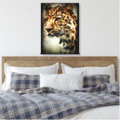 Cheetah Leinwanddruck (Insitu (Schlafzimmer))