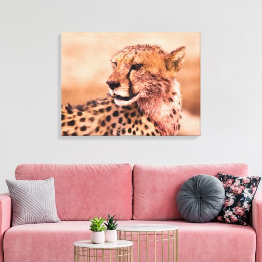 Cheetah Leinwanddruck (Insitu (Wohnzimmer))
