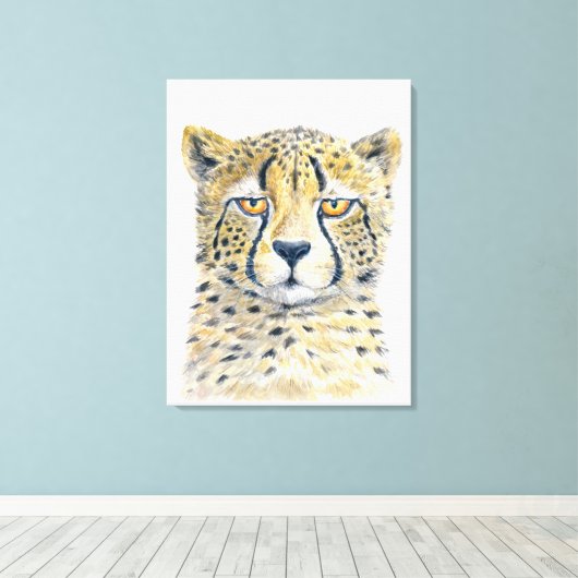 Cheetah Leinwanddruck (Insitu (Holzboden))