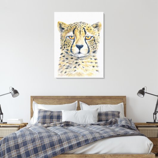 Cheetah Leinwanddruck (Insitu (Schlafzimmer))