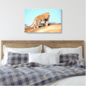 Cheetah Leinwanddruck (Insitu (Schlafzimmer))