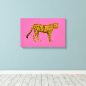 Cheetah Leinwanddruck (Insitu (Holzboden))