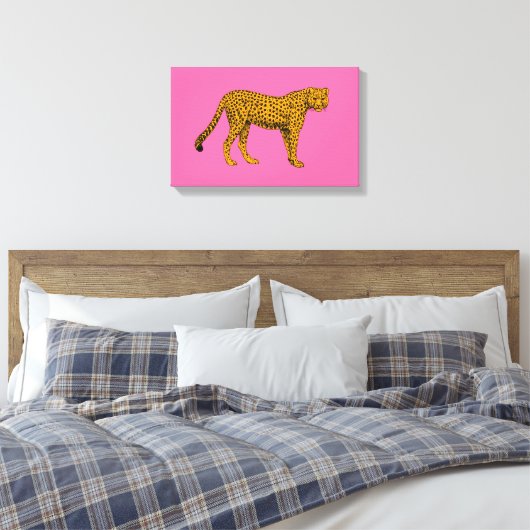 Cheetah Leinwanddruck (Insitu (Schlafzimmer))