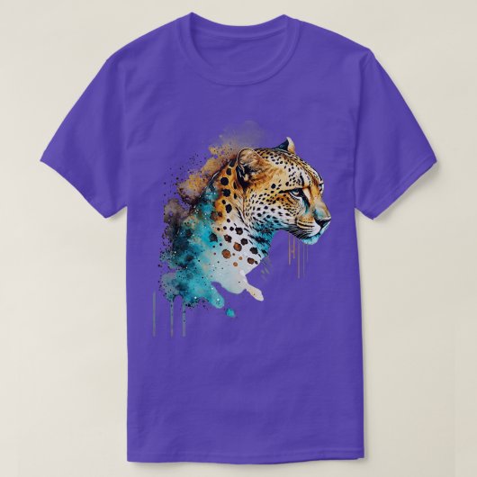 Cheetah Leopard Big Cat Panther Safari Trip Wildli T-Shirt (Design vorne)