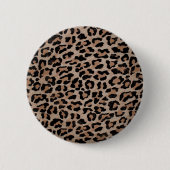 Cheetah Leopard Button (Vorderseite)