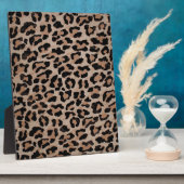 Cheetah Leopard Fotoplatte (Seite)