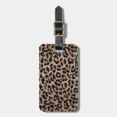 Cheetah Leopard Gepäckanhänger (Vorderseite vertikal)