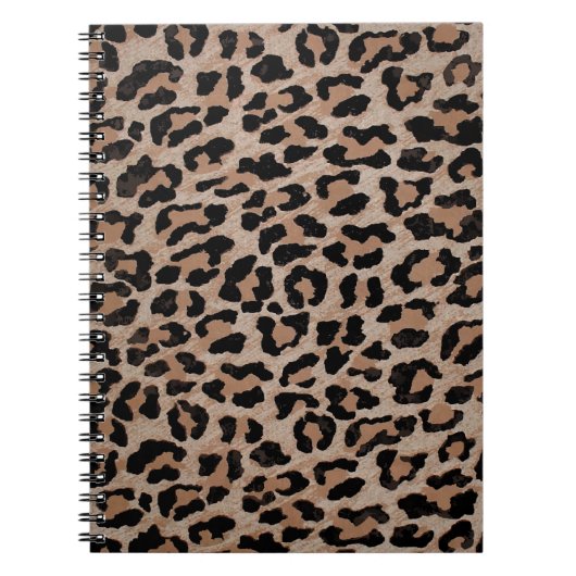 Cheetah Leopard Notizblock (Vorderseite)