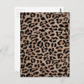 Cheetah Leopard Postkarte (Vorne/Hinten)