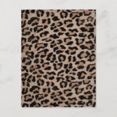 Cheetah Leopard Postkarte (Vorderseite)