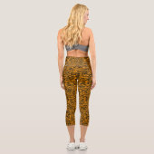 Cheetah Leopard Skin Pattern Leggings (Rückseite)