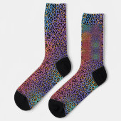 Cheetah Leopard Skin Pattern Socken - Wild & Styli (Linkes Detail)