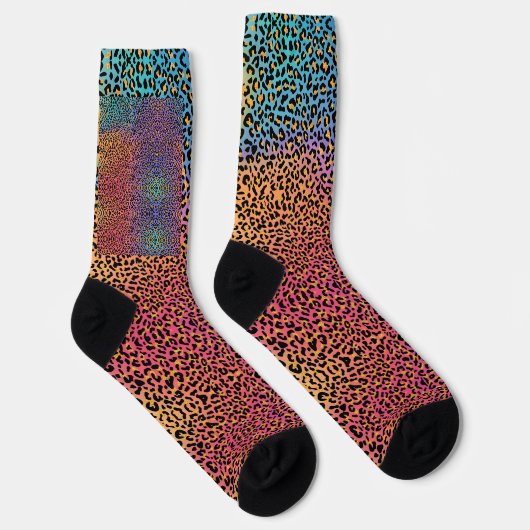 Cheetah Leopard Skin Pattern Socken - Wild & Styli (Rechts)