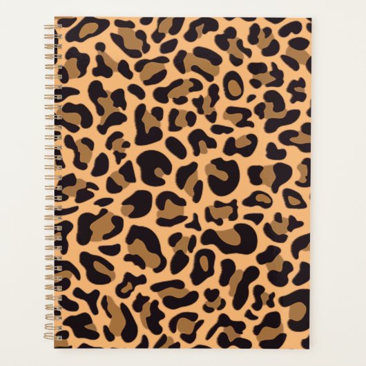 Cheetah Leopard Spots Wild Animal Print Planer (Vorderseite)