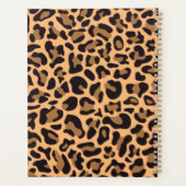 Cheetah Leopard Spots Wild Animal Print Planer (Rückseite)