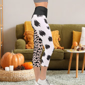 Cheetah Leopard Wildlife Cat Pattern Spots drucken Capri Leggings