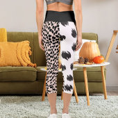Cheetah Leopard Wildlife Cat Pattern Spots drucken Capri Leggings