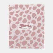 Cheetah Liebe Fleecedecke (Vorderseite)