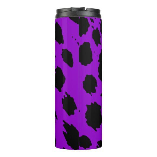 Cheetah Lila Thermosbecher (Rückseite)