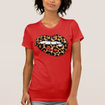 Cheetah Lips T - Shirt