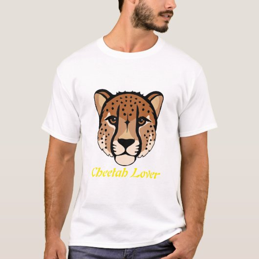 Cheetah Lover – Conservation Support Tee (Vorderseite)