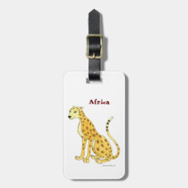 Cheetah Luggage Tag Gepäckanhänger